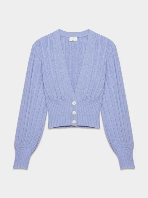 Wilfred Free Plunge Front Cardigan (Aritzia) - Soft Iris
